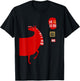 Simple Horse Lucky Seal Greeting Chinese Zodiac Animal T-Shirt - T-Shirt | Black