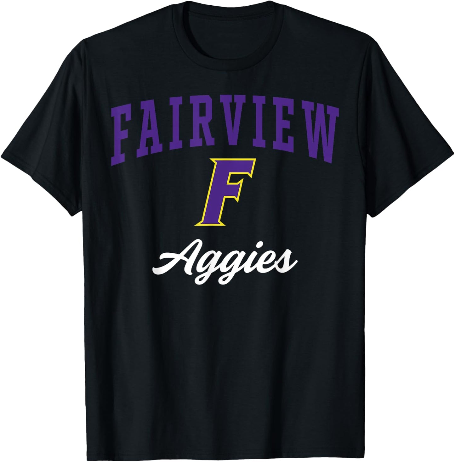 Fairview High School Aggies C3 T-Shirt - T-Shirt | Black