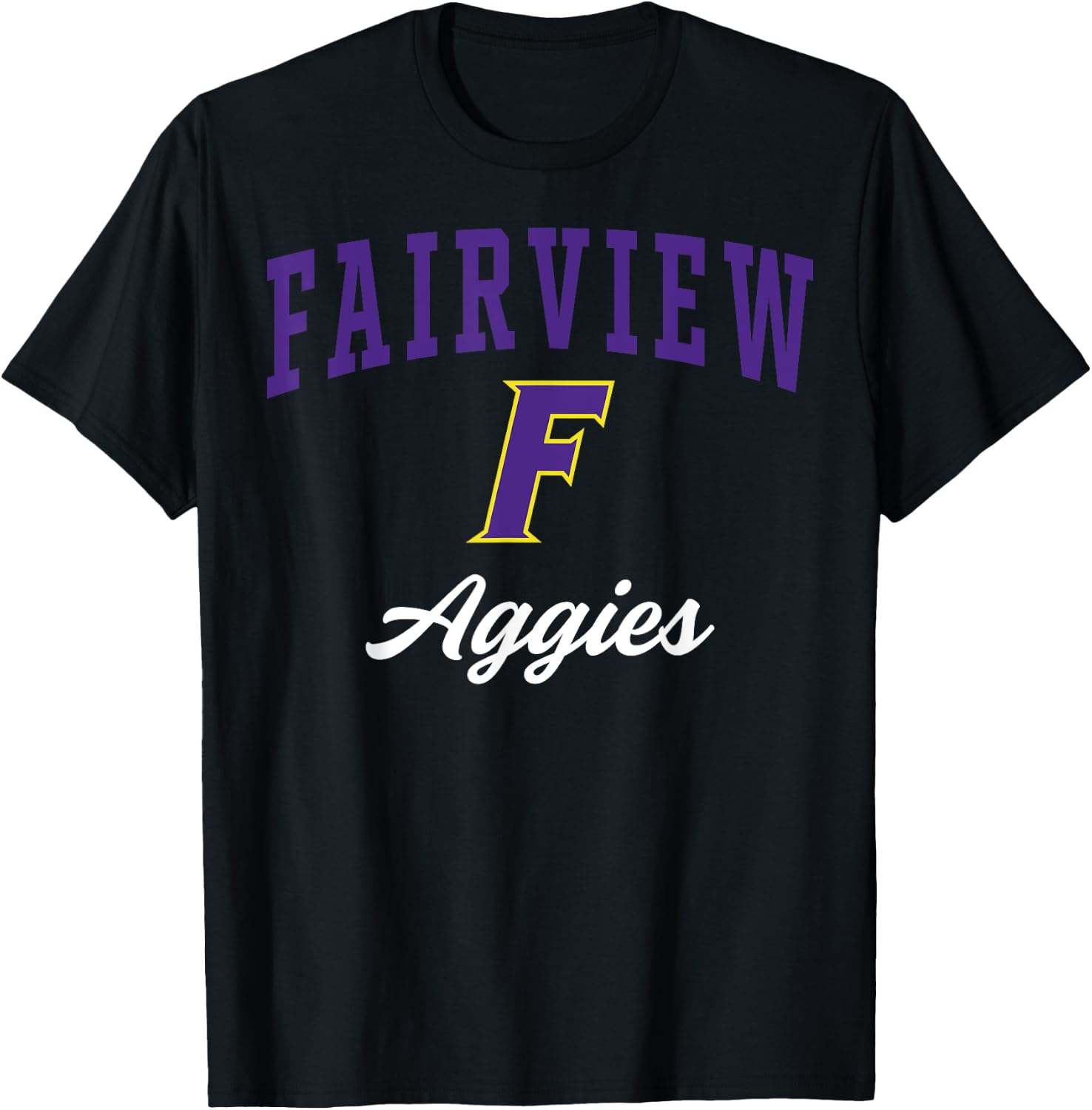 Fairview High School Aggies C3 T-Shirt - T-Shirt | Black