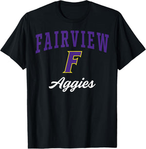 Fairview High School Aggies C3 T-Shirt - T-Shirt | Black