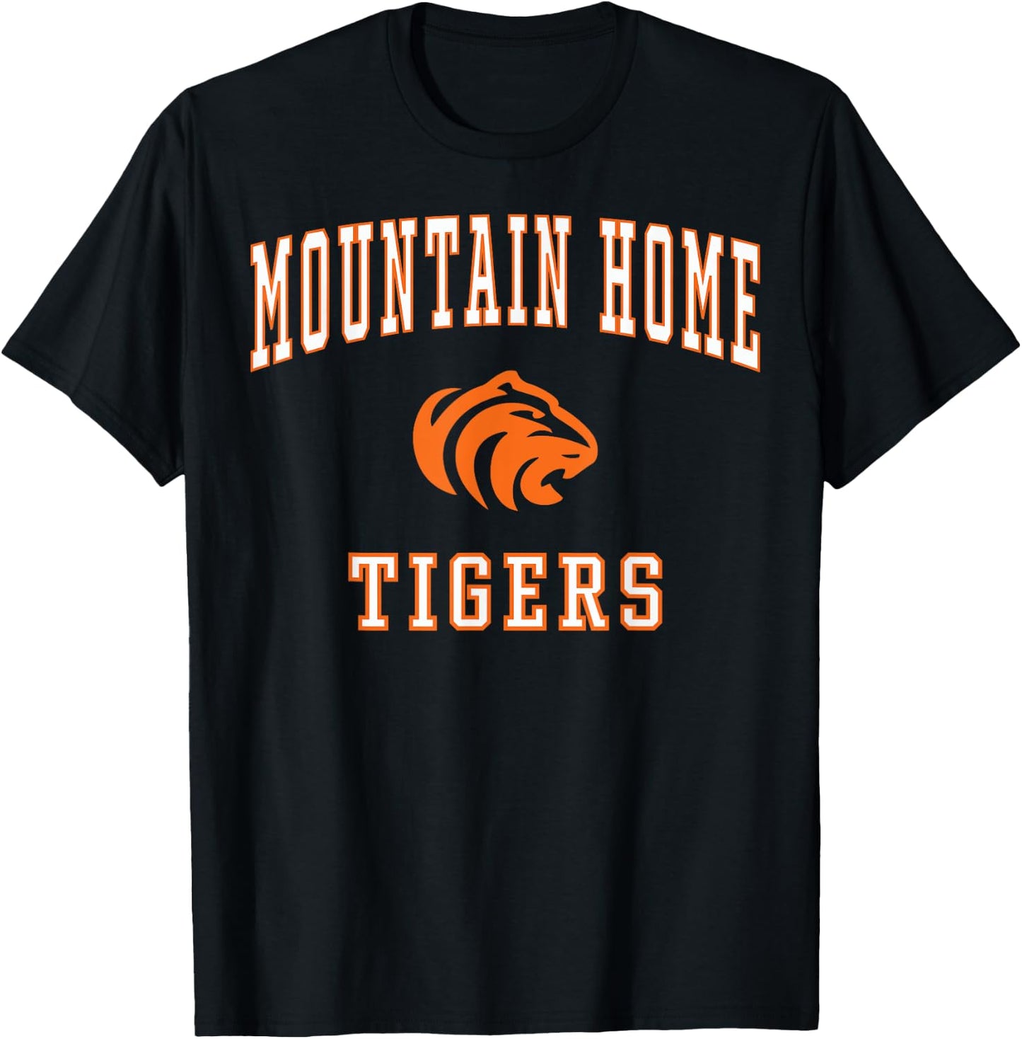 Mountain Home High School Tigers C1 T-Shirt - T-Shirt | Black