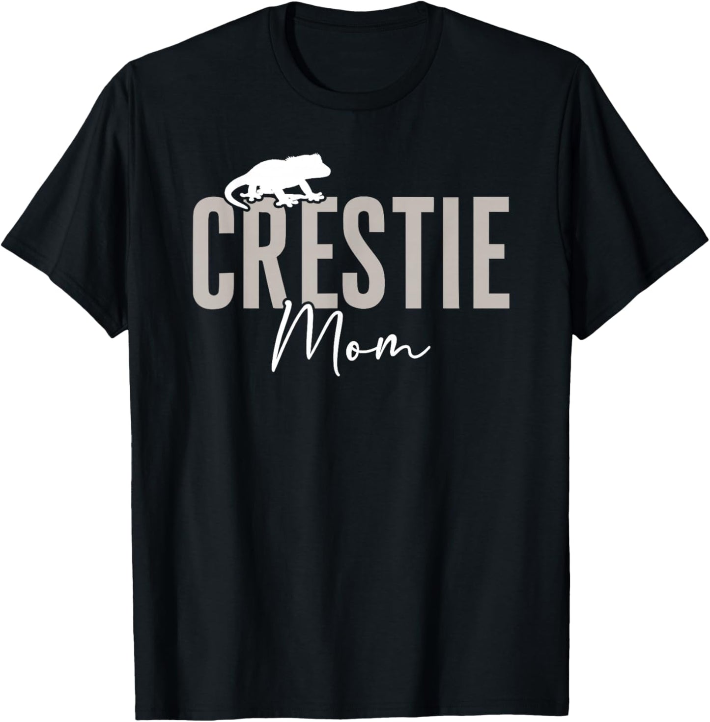 Crestie Mom Boho Crested Gecko Owner Crestie Lover T-Shirt - T-Shirt | Black