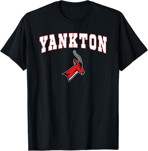 Yankton High School Gazelles C2 T-Shirt - T-Shirt | Black