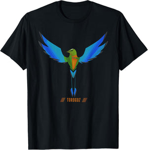 El Salvador National Bird Torogoz T-Shirt - T-Shirt | Black