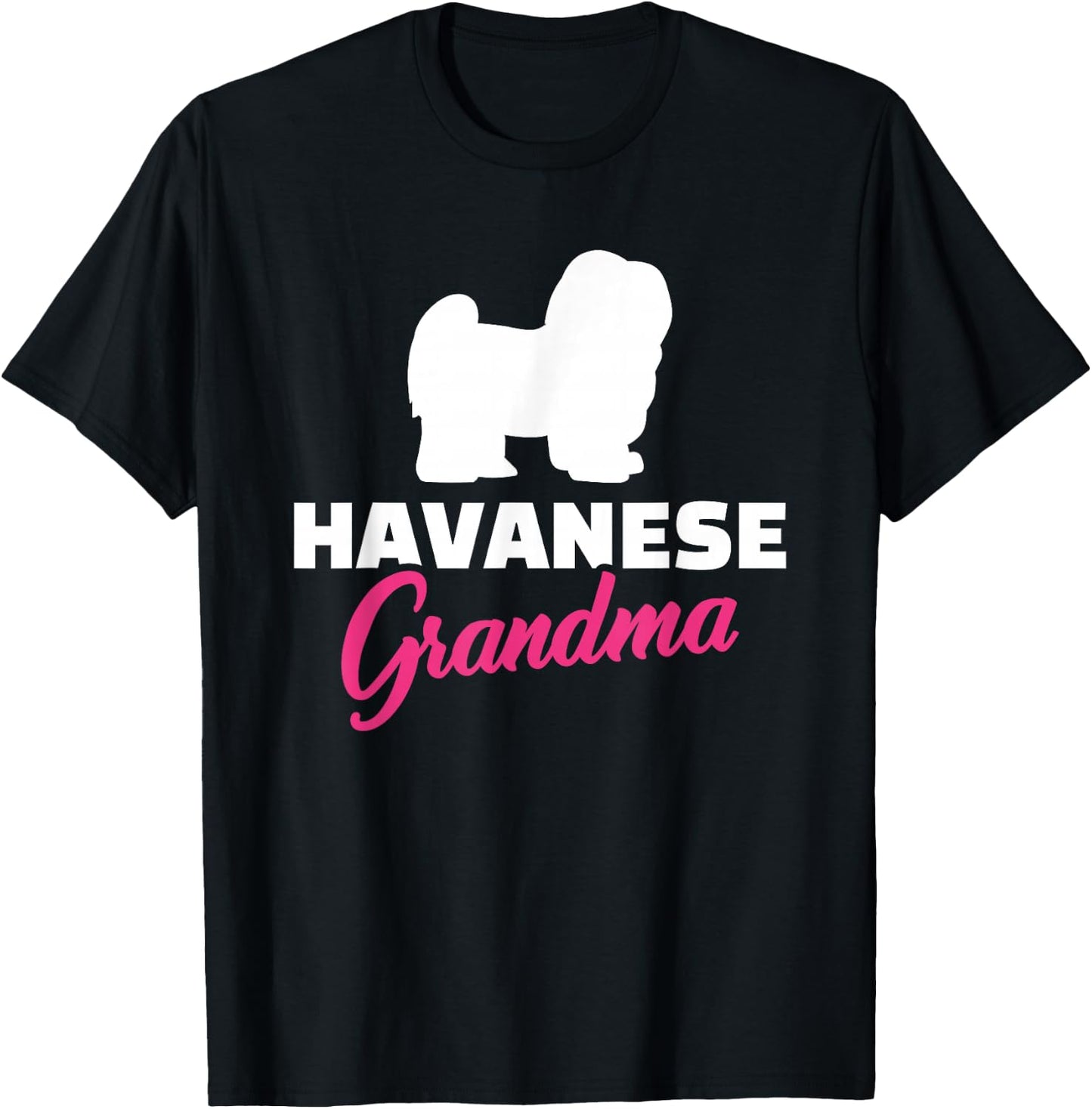 Havanese Grandma T-Shirt - T-Shirt | Black