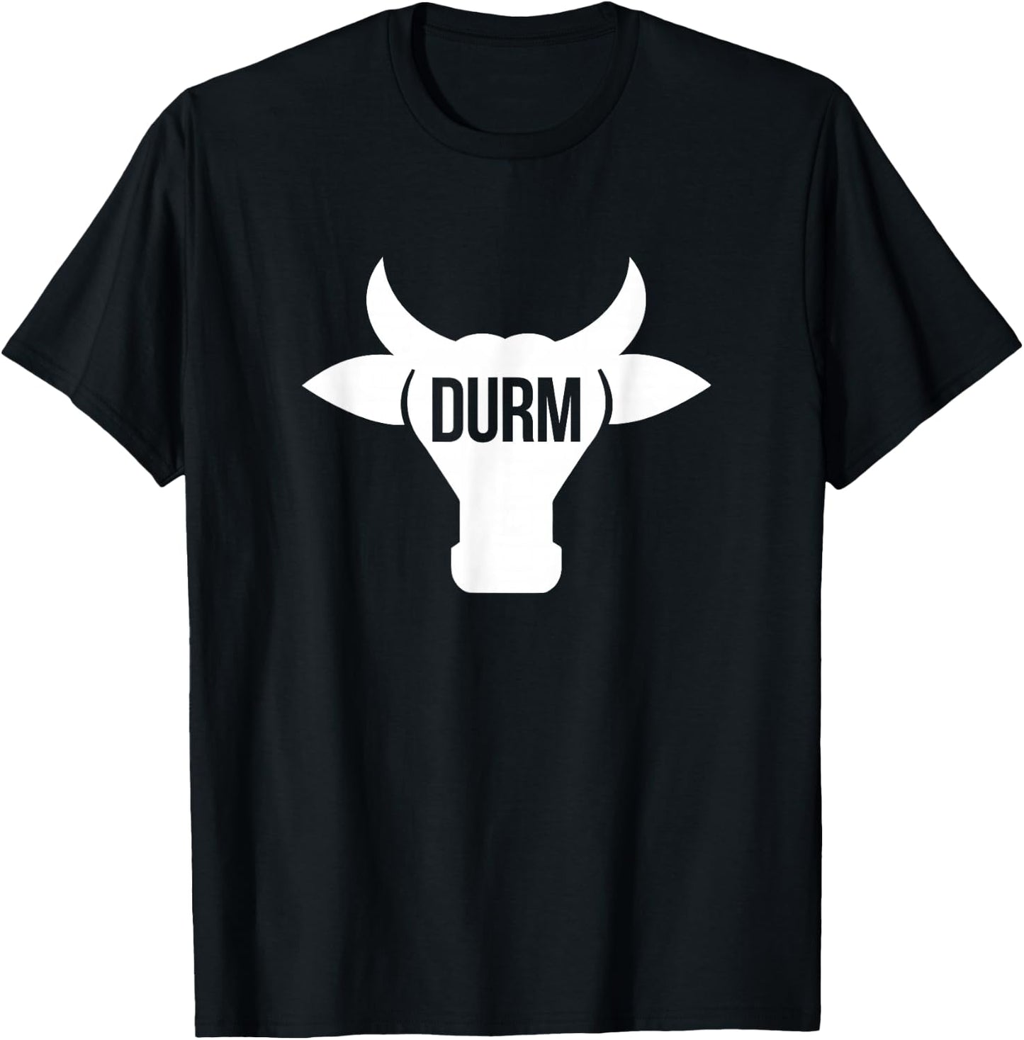 Durm Bull Head T-Shirt - T-Shirt | Black