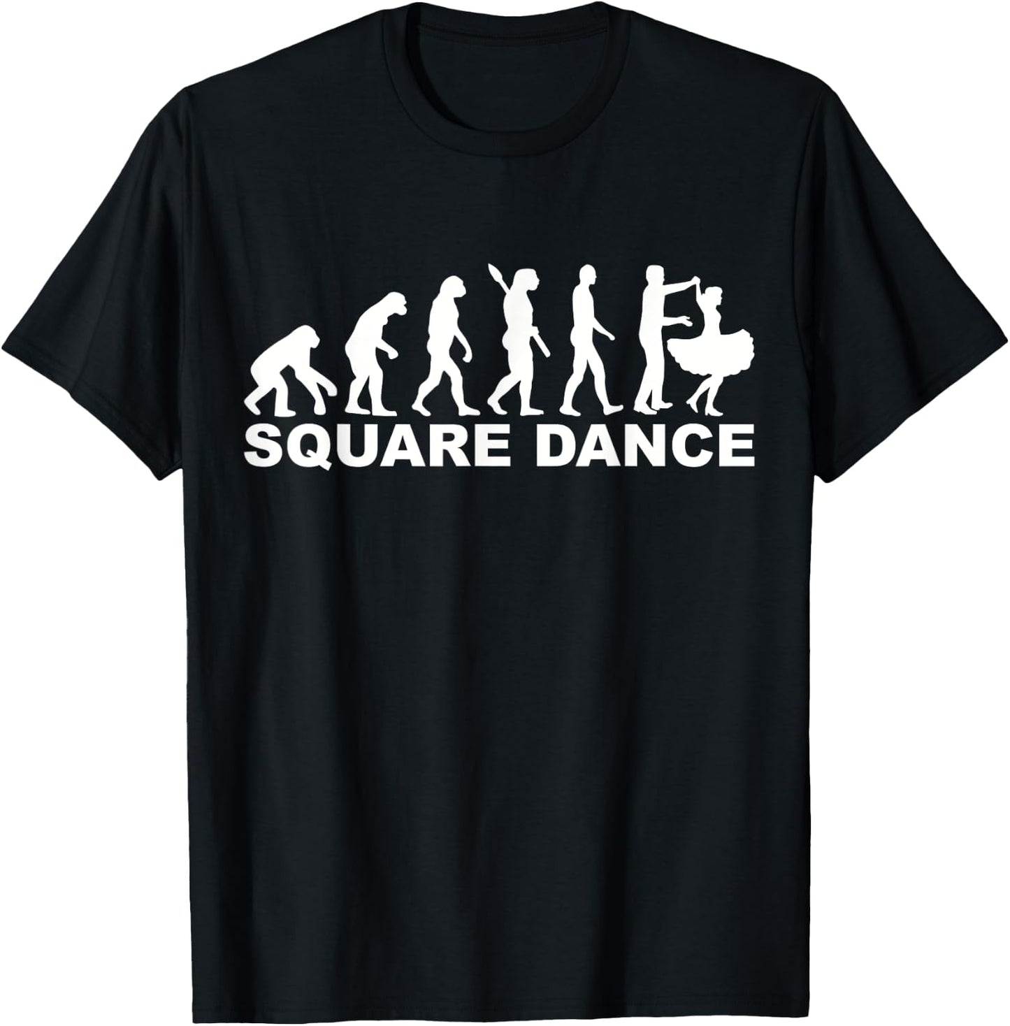 Evolution square dance T-Shirt - T-Shirt | Black