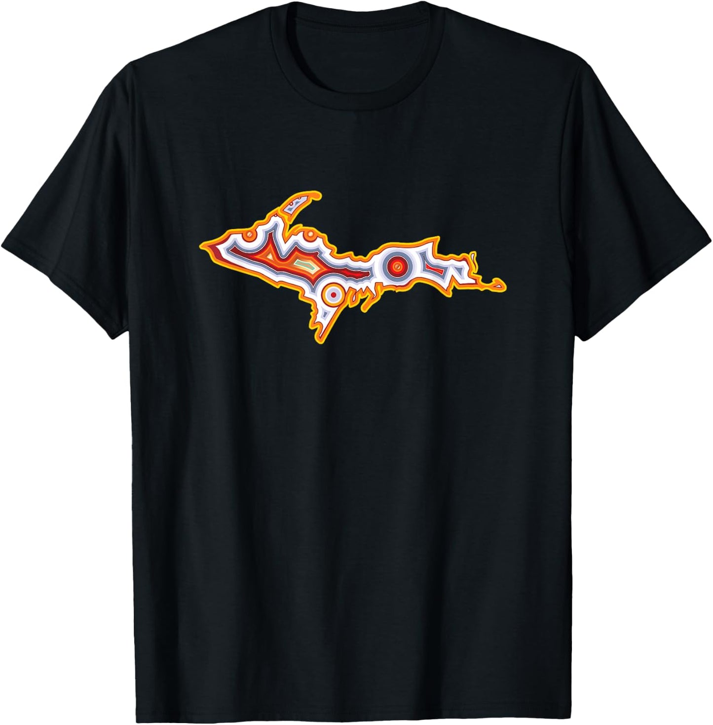 Michigan U.P. Upper Peninsula Agate Collector T-Shirt - T-Shirt | Black