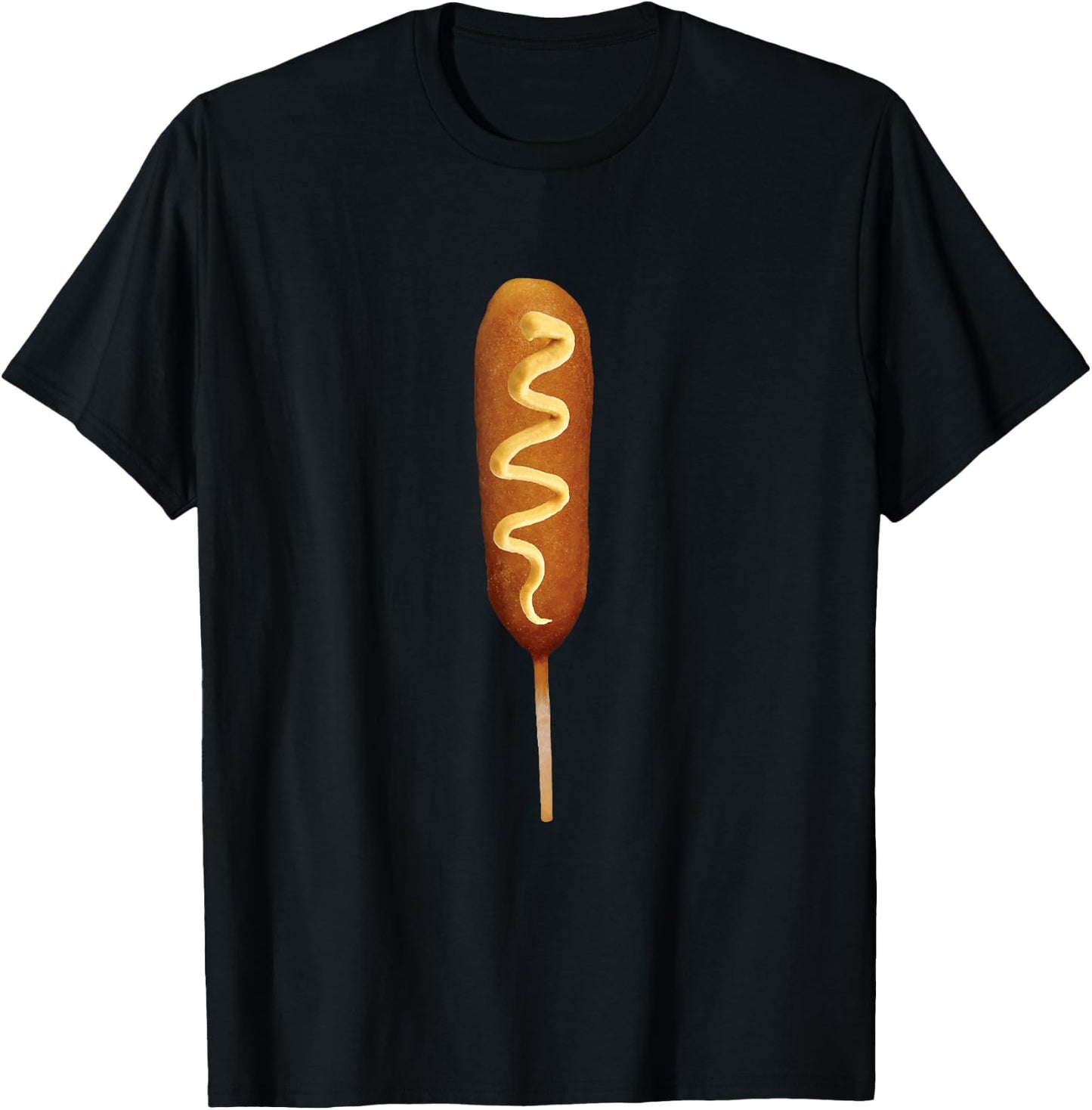 Corn Dog Lover Halloween Costume Women Kids T-Shirt - T-Shirt | Black