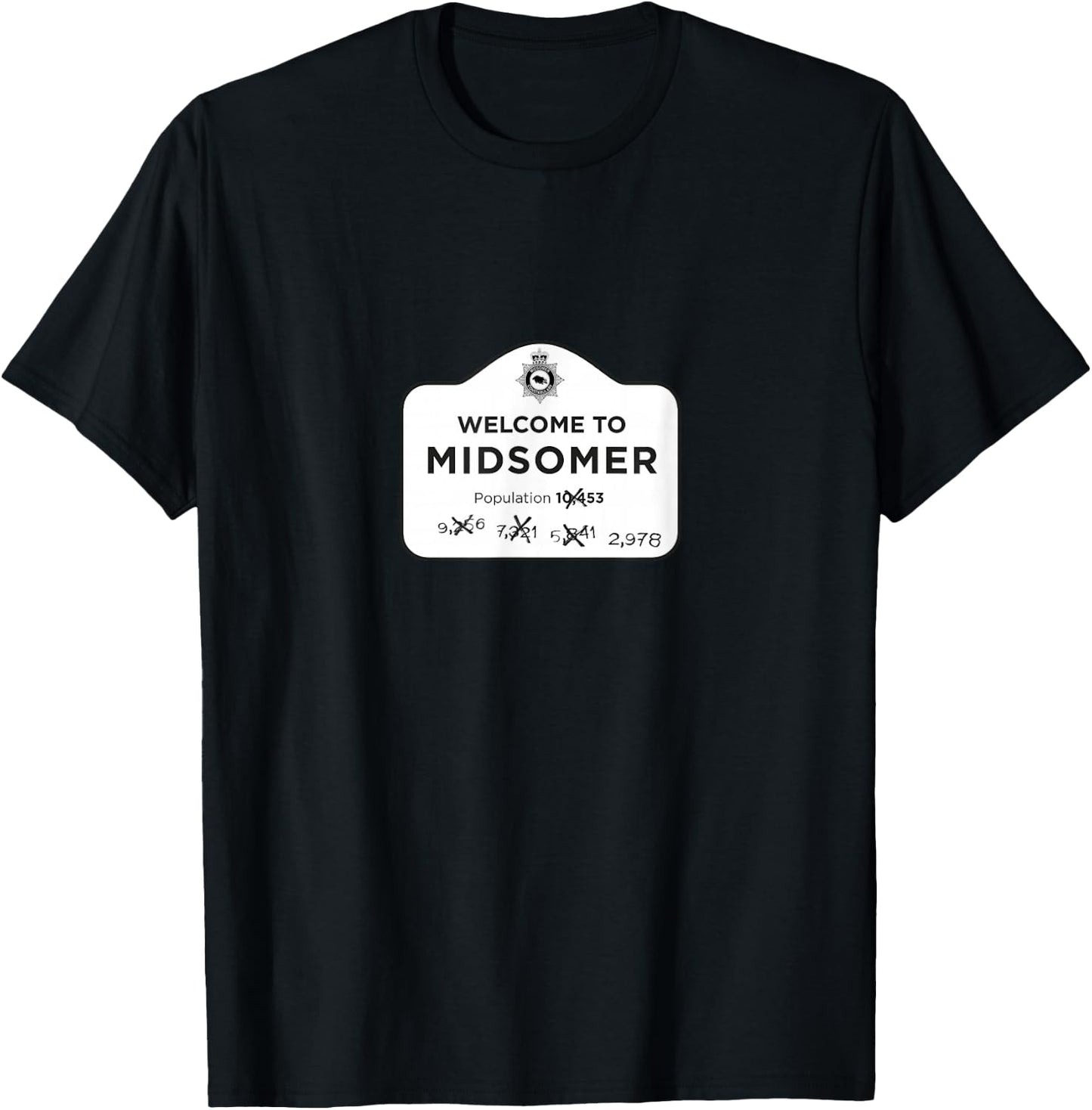 Declining Population T-Shirt - T-Shirt | Black