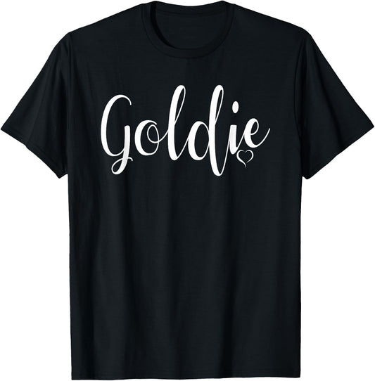 Goldie - Women's Funny Grandmother Nickname T-Shirt - T-Shirt | Black