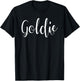 Goldie - Women's Funny Grandmother Nickname T-Shirt - T-Shirt | Black