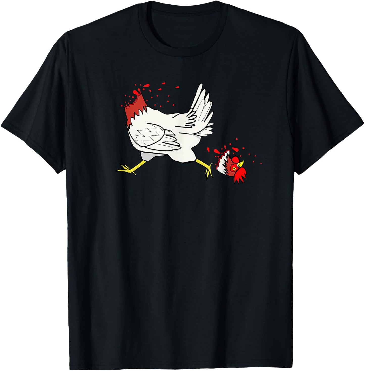 Chicken With Their Head Cut Off | How I Feel T-Shirt - T-Shirt | Black
