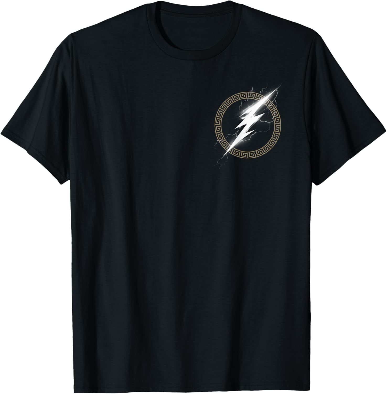 Zeus Greek God Lightning Symbol of Zeus T-Shirt - T-Shirt | Black