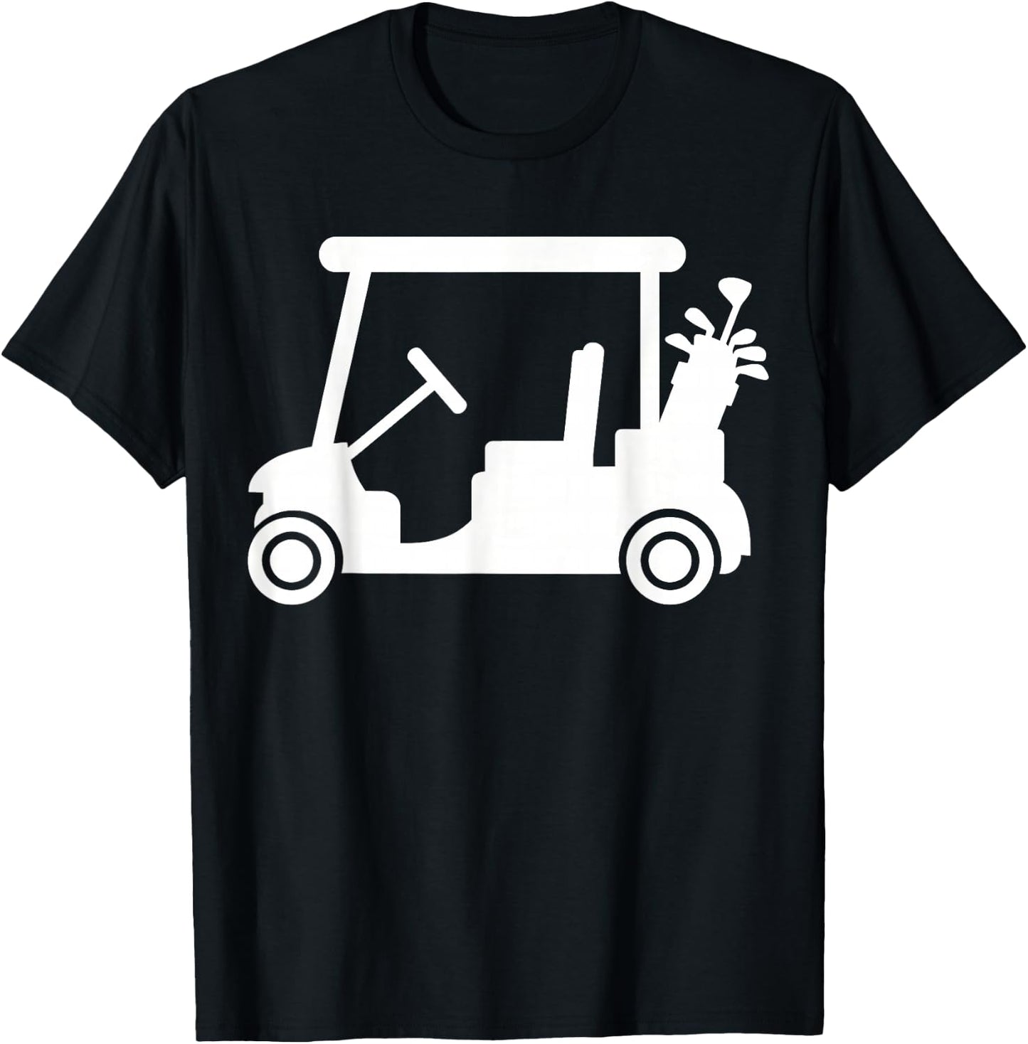 Golf cart T-Shirt - T-Shirt | Black