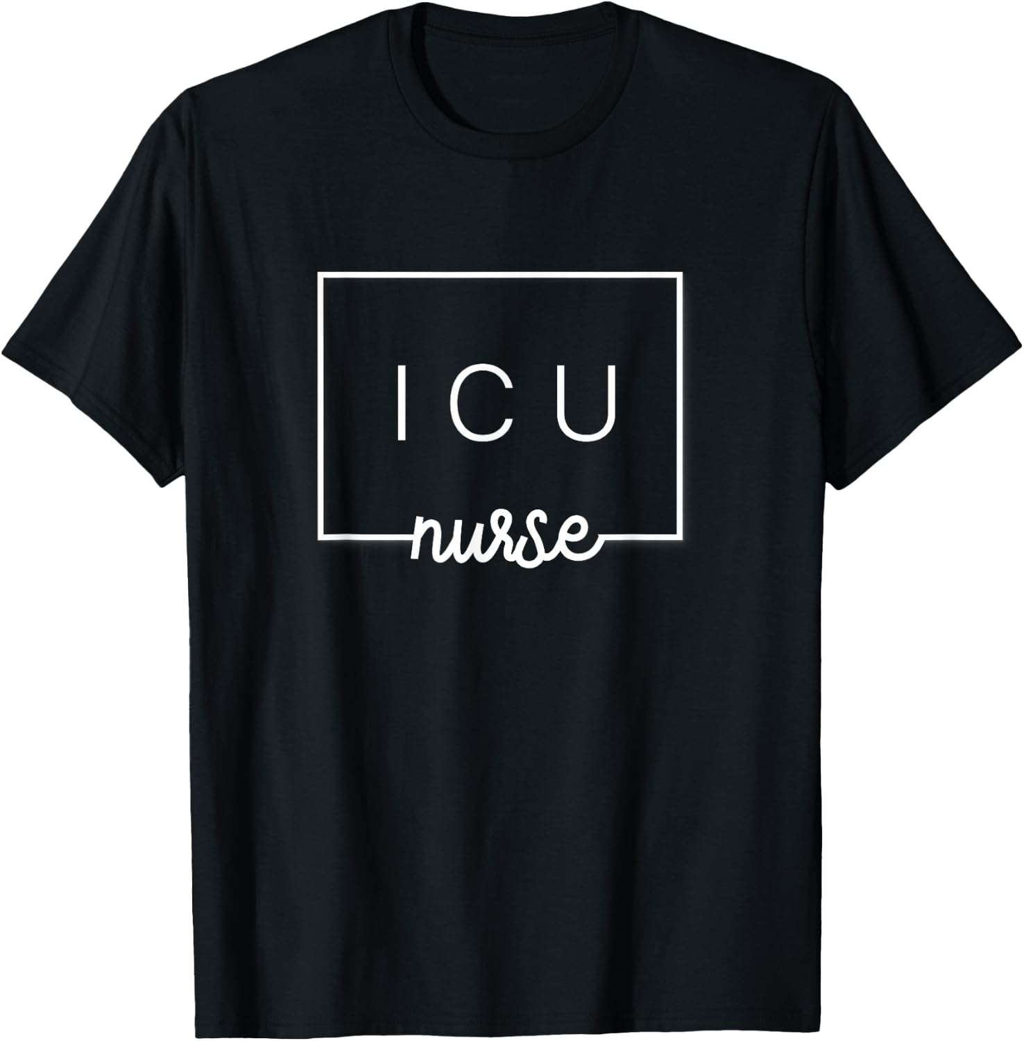 Cute ICU Nurse Squad Intensive Care Unit T-Shirt - T-Shirt | Black