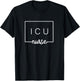 Cute ICU Nurse Squad Intensive Care Unit T-Shirt - T-Shirt | Black