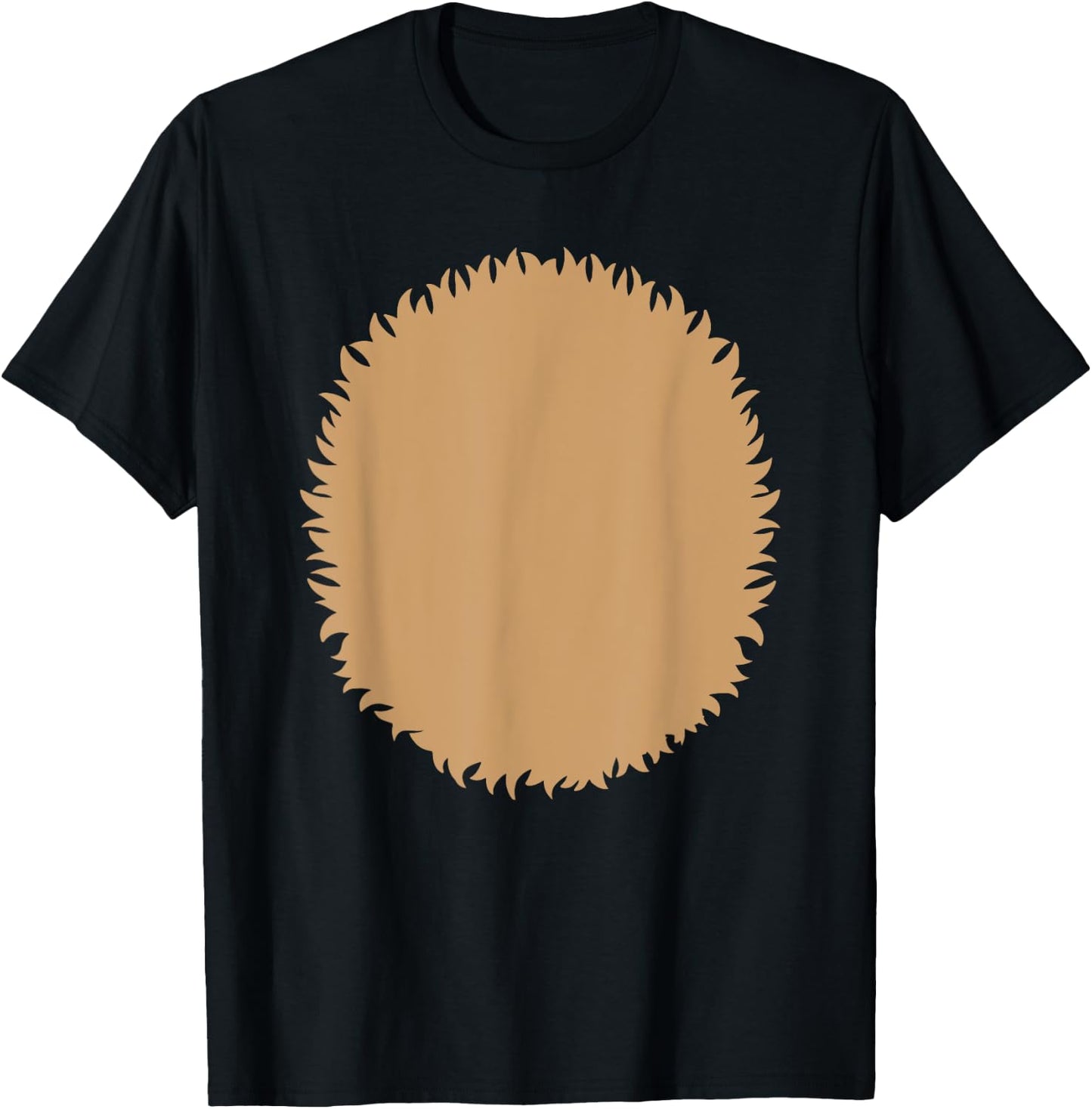 Reindeer Christmas Deer Belly Animal Fur Halloween Costume T-Shirt - T-Shirt | Black