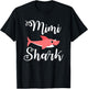 MiMi Shark Funny Grandma Mothers Day Gift Women's T-Shirt - T-Shirt | Black