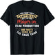 Funny Film Production Major Student Shirt Graduation Gift T-Shirt - T-Shirt | Black