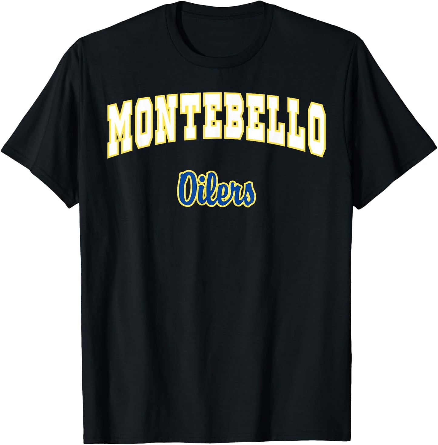 Montebello High School Oilers C2 T-Shirt - T-Shirt | Black