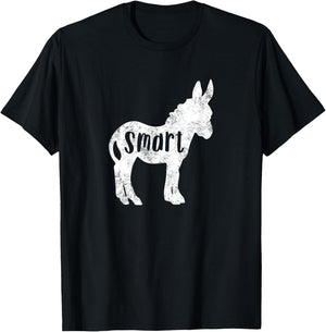 Sarcastic saying Funny sayings Smart Ass Donkey T-Shirt - T-Shirt | Black