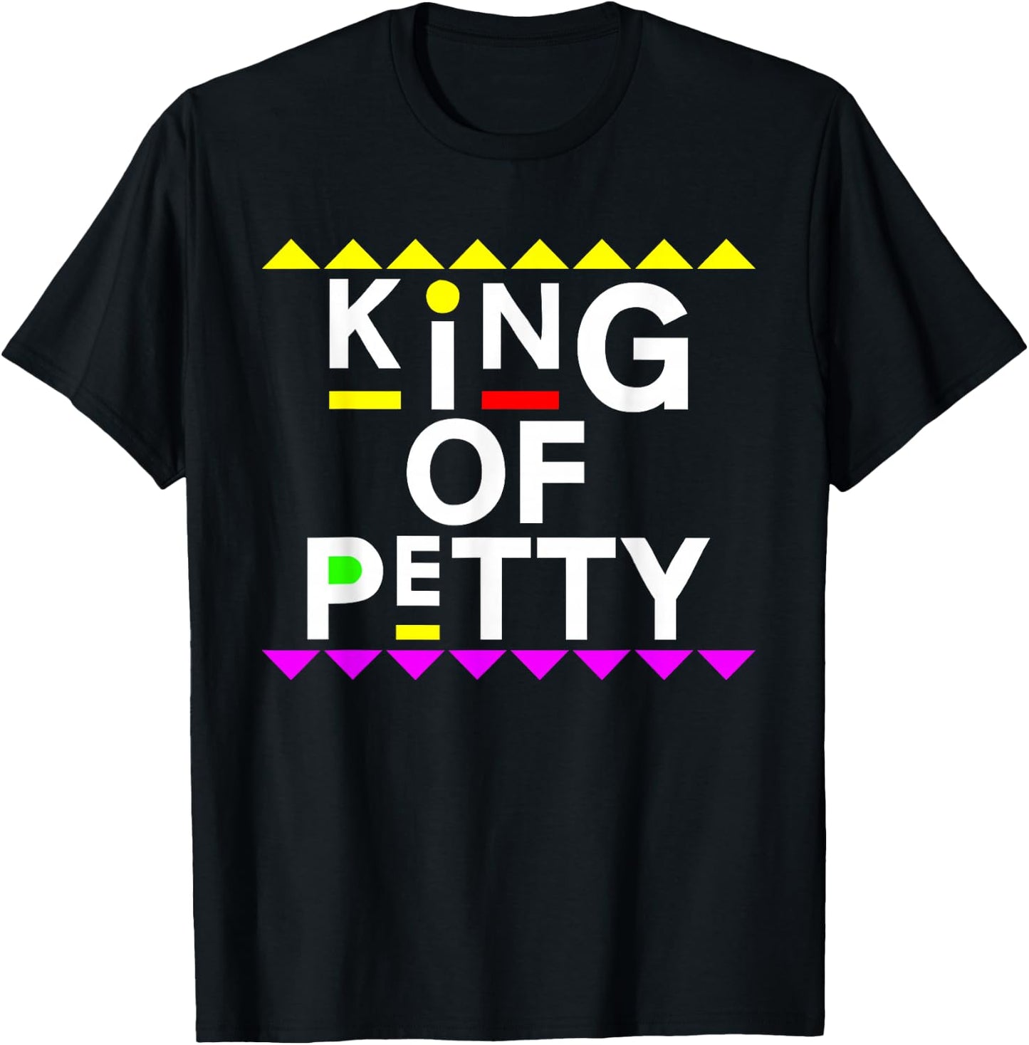 King of Petty Shirt 90s Style T-Shirt - T-Shirt | Black