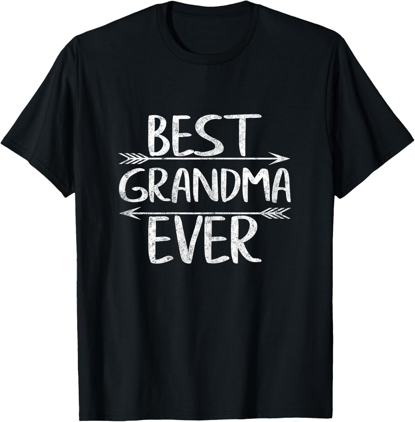 Cute Mother's Day Funny Grammy Gift Best Grandma Ever T-Shirt - T-Shirt | Black