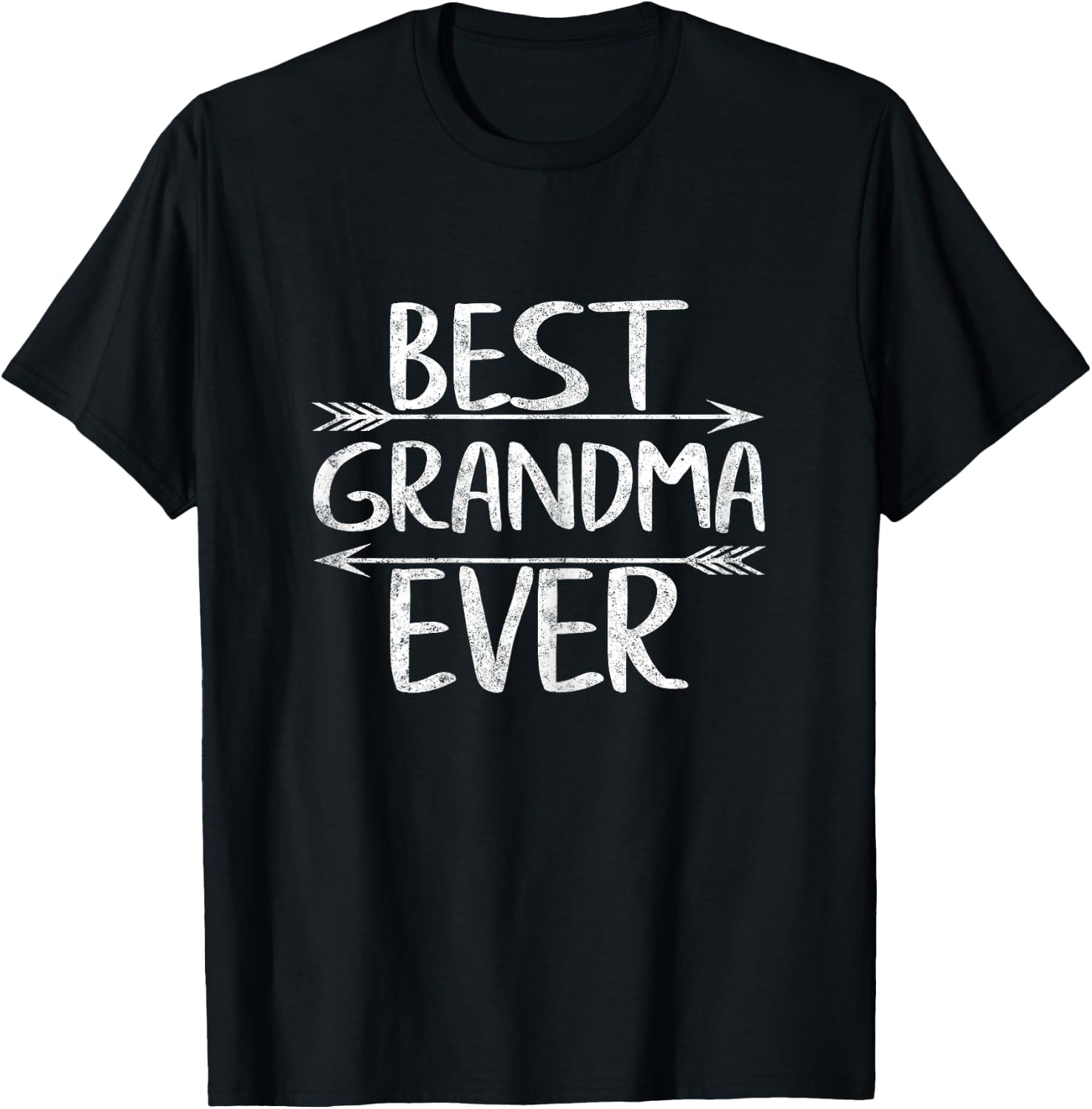 Cute Mother's Day Funny Grammy Gift Best Grandma Ever T-Shirt - T-Shirt | Black