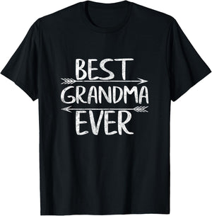 Cute Mother's Day Funny Grammy Gift Best Grandma Ever T-Shirt - T-Shirt | Black