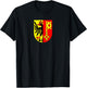 Geneva - Swiss Canton and City Coat of Arms T-Shirt - T-Shirt | Black