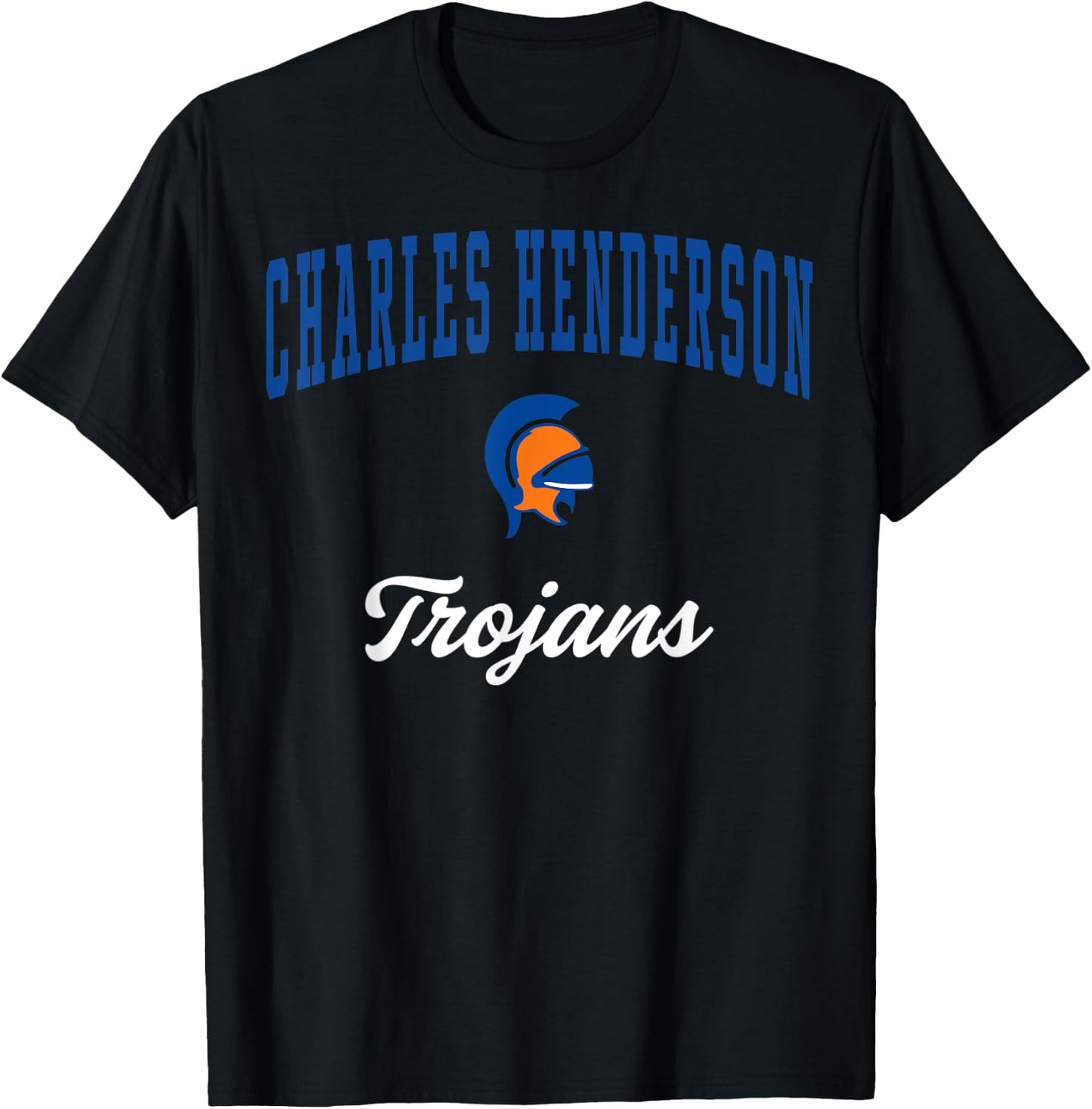 Charles Henderson High School Trojans C3 T-Shirt - T-Shirt | Black