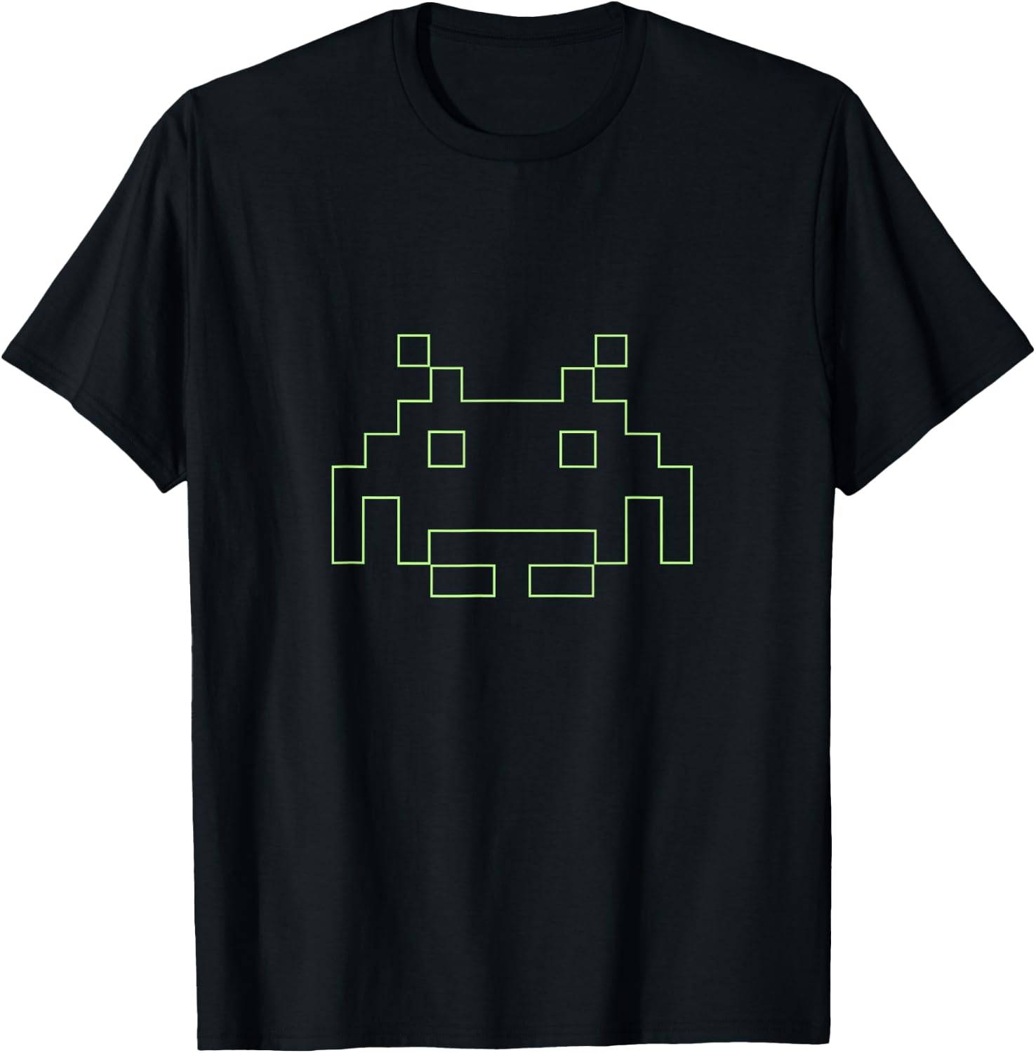 80s Arcade Game Retro Space Alien Invaders Gamer T-Shirt - T-Shirt | Black
