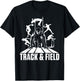 Cute Track And Field Athletics For Boys And Girls T-Shirt - T-Shirt | Black