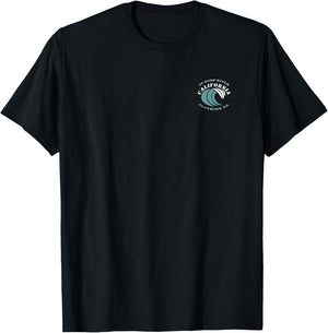 Laguna Beach California Sunset Circle T-Shirt - T-Shirt | Black