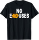 Cross Country Running Shirt for XC Runners - Women's No Excuses XC Running - Black - Small - Short Sleeve - Classic Fit - Cotton & Polyester Blend T-Shirt - T-Shirt | Black