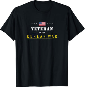 Veteran of The Korean War T-Shirt - T-Shirt | Black