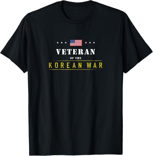 Veteran of The Korean War T-Shirt - T-Shirt | Black