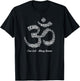 Names of God in Om Symbol Yoga Inspired Aum T-Shirt - T-Shirt | Black