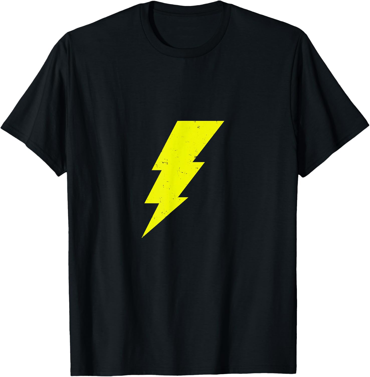 Superhero Comic Lightning Bolt Costume Suit T-Shirt - T-Shirt | Black