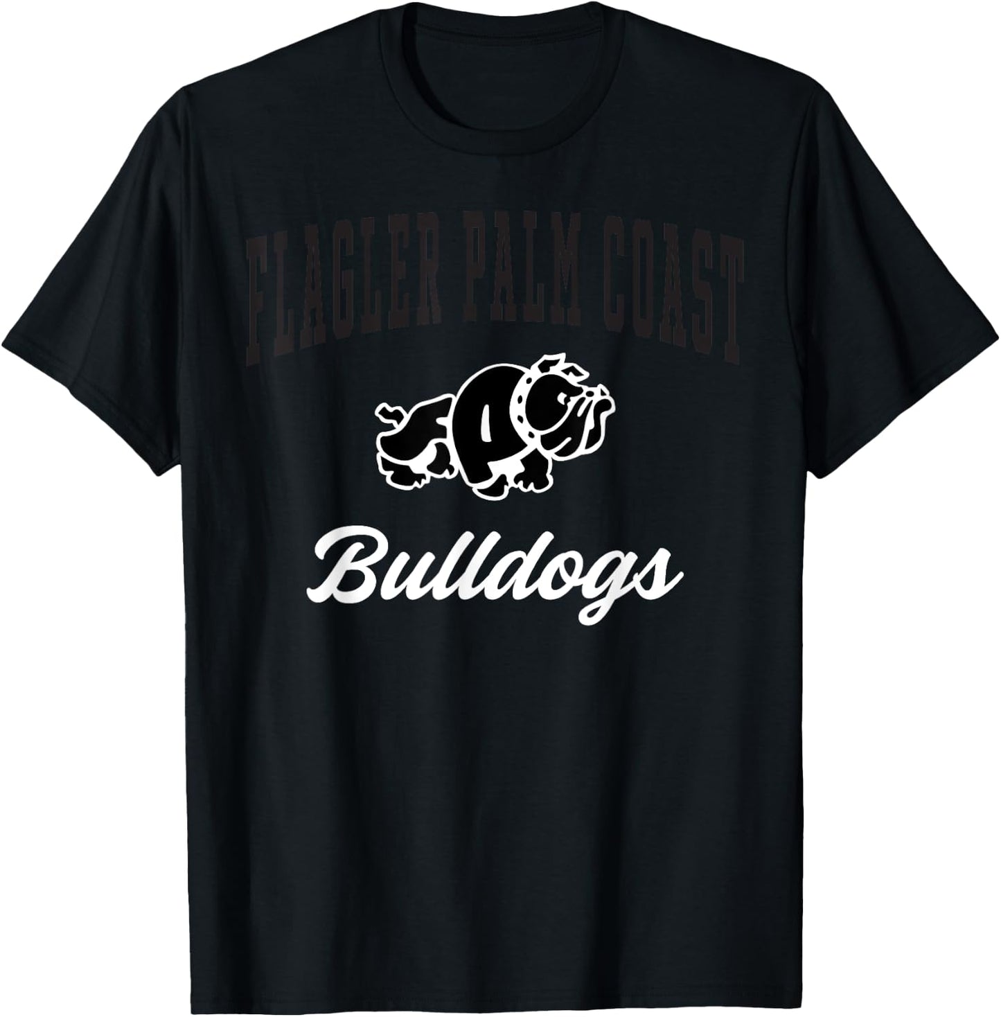 Flagler Palm Coast High School Bulldogs C3 T-Shirt - T-Shirt | Black