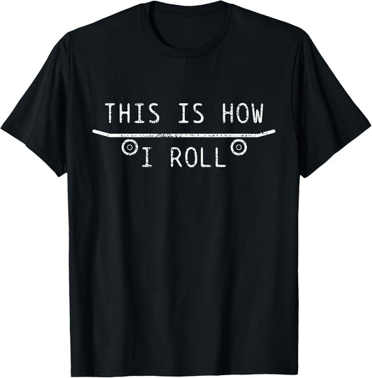 Skateboard Skateboarder Gift Funny Small T-Shirt - T-Shirt | Black