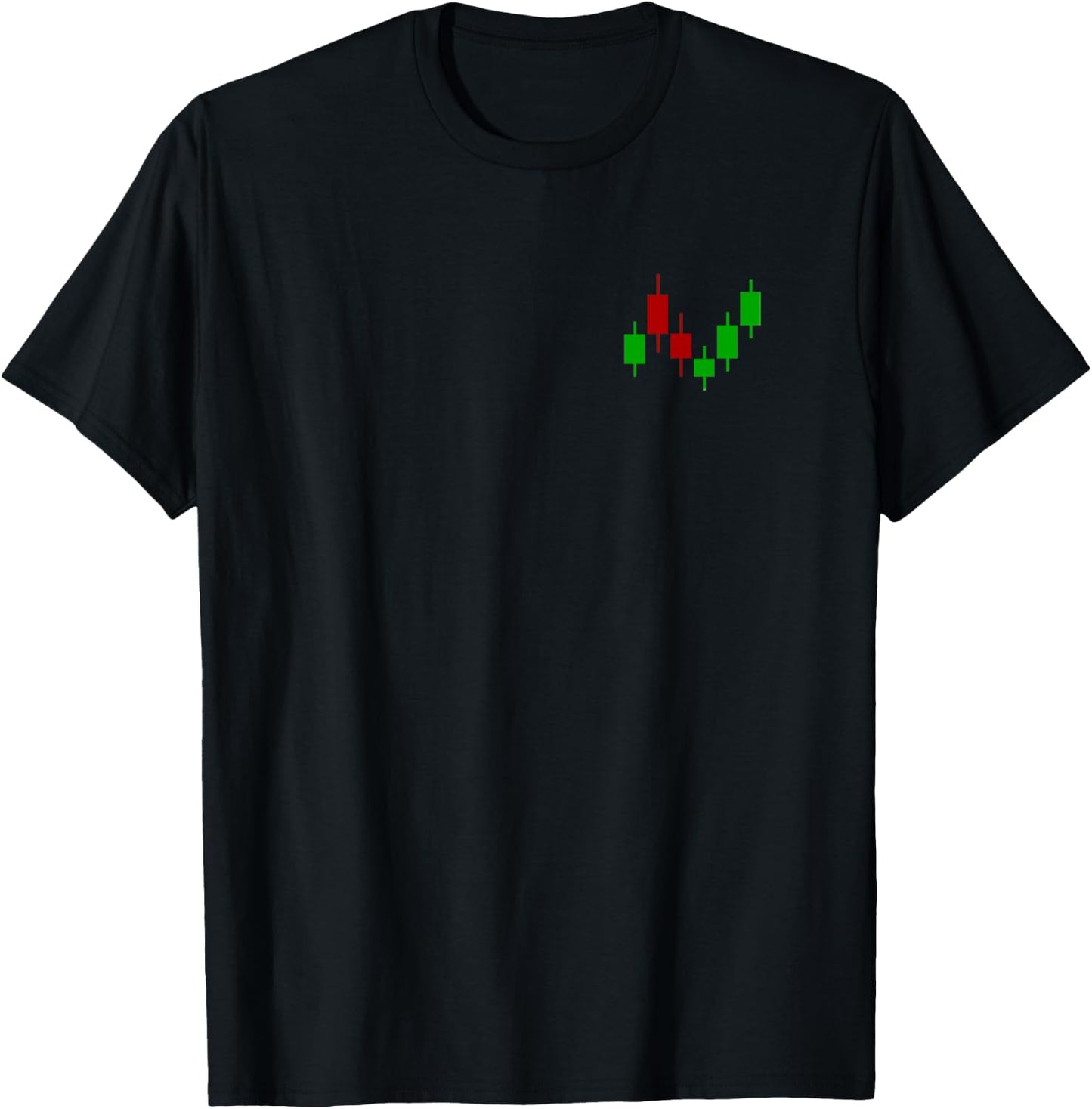 Trade Bar Candle Stick Walls Street Stock Market Shirt T-Shirt - T-Shirt | Black
