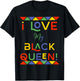 I Love My Black Queen Boyfriend African American Couples T-Shirt - T-Shirt | Black