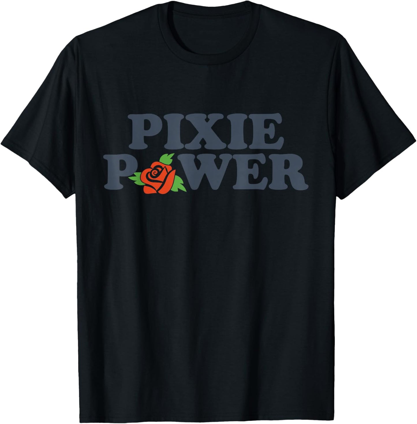 Pixie Power | Pixie Cut | Pixie Haircut T-Shirt - T-Shirt | Black