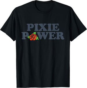 Pixie Power | Pixie Cut | Pixie Haircut T-Shirt - T-Shirt | Black