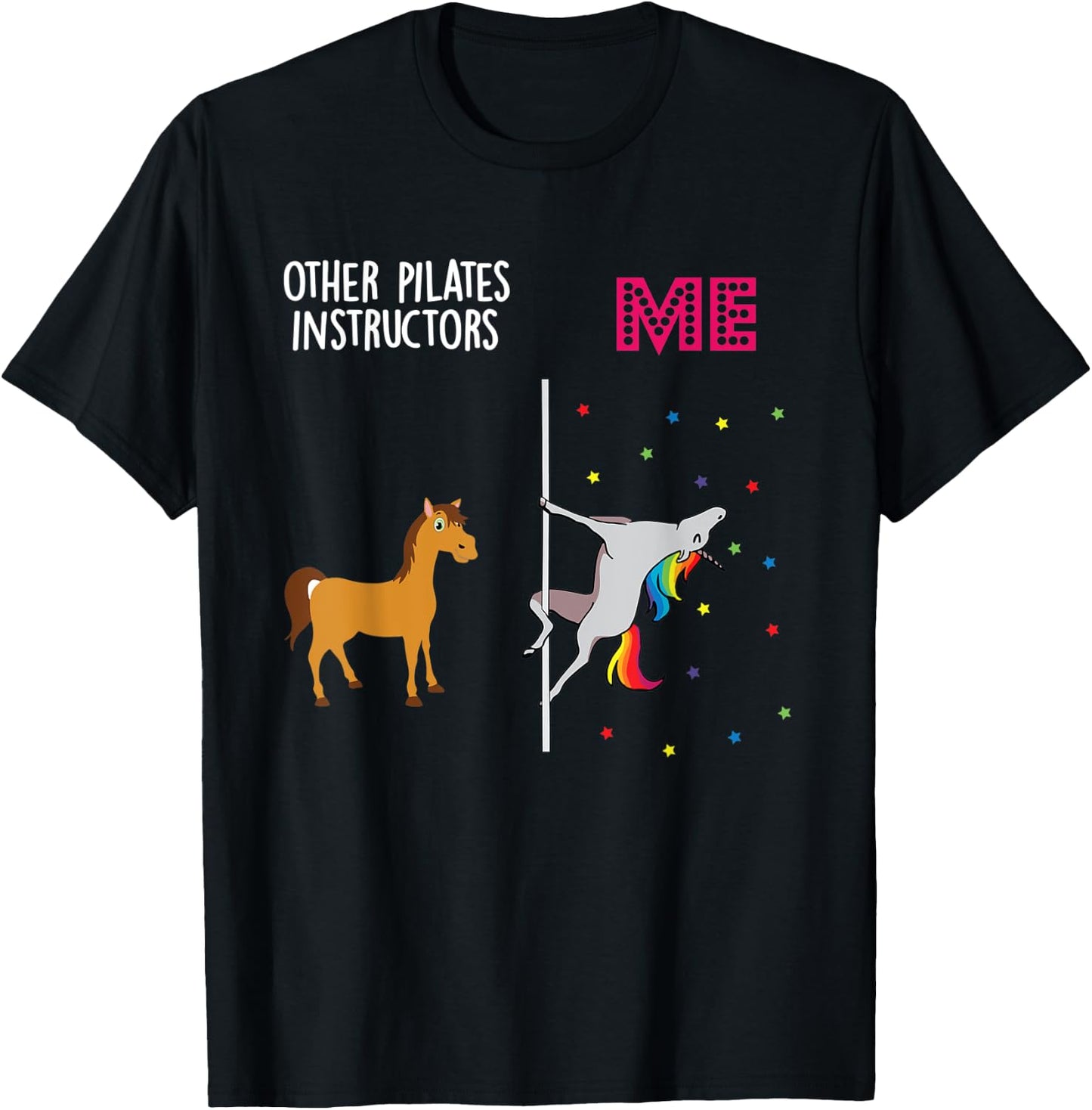 Pilates Instructor Unicorn Others You T-Shirt - T-Shirt | Black