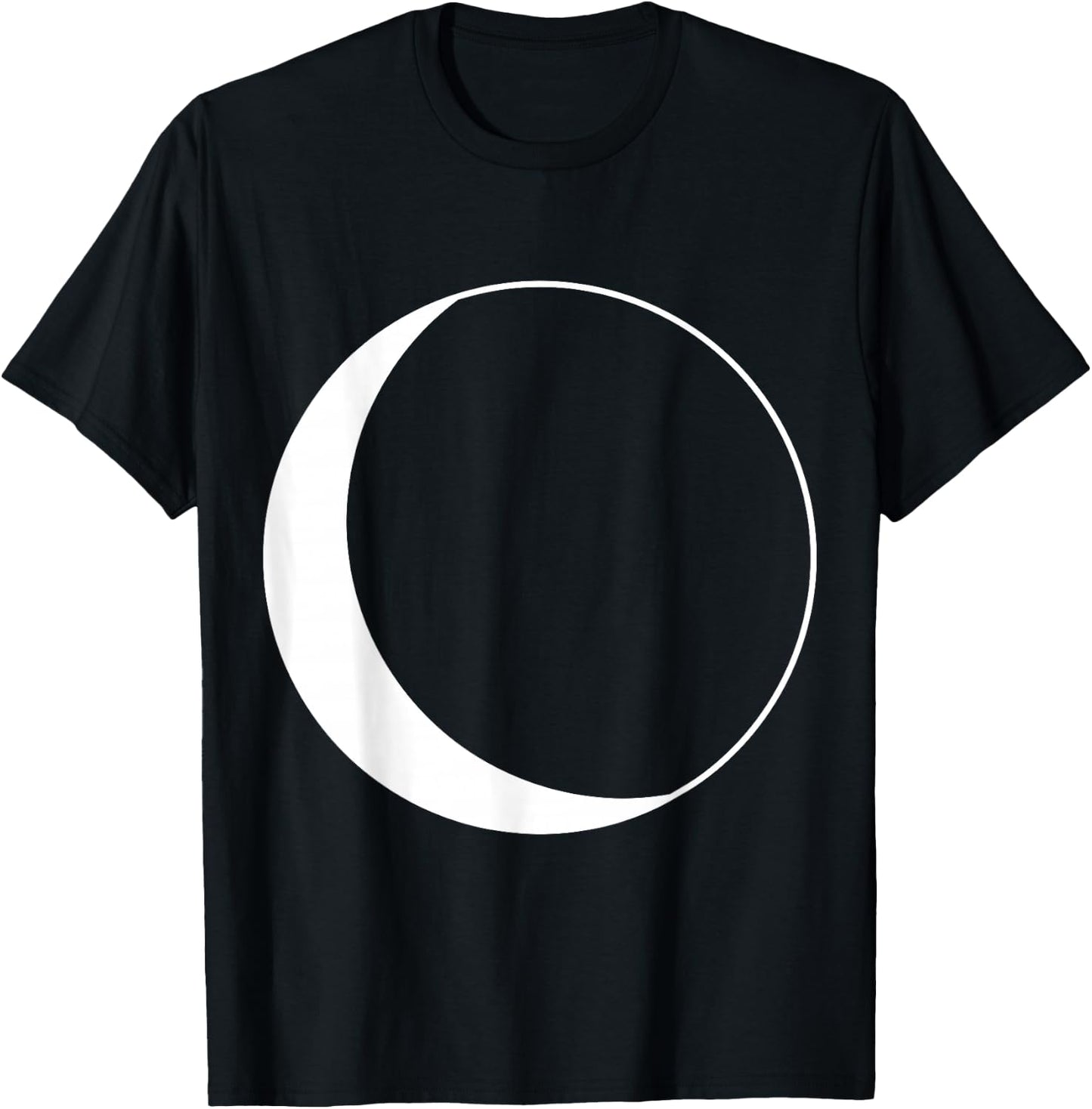 Crescent Moon T-Shirt - T-Shirt | Black