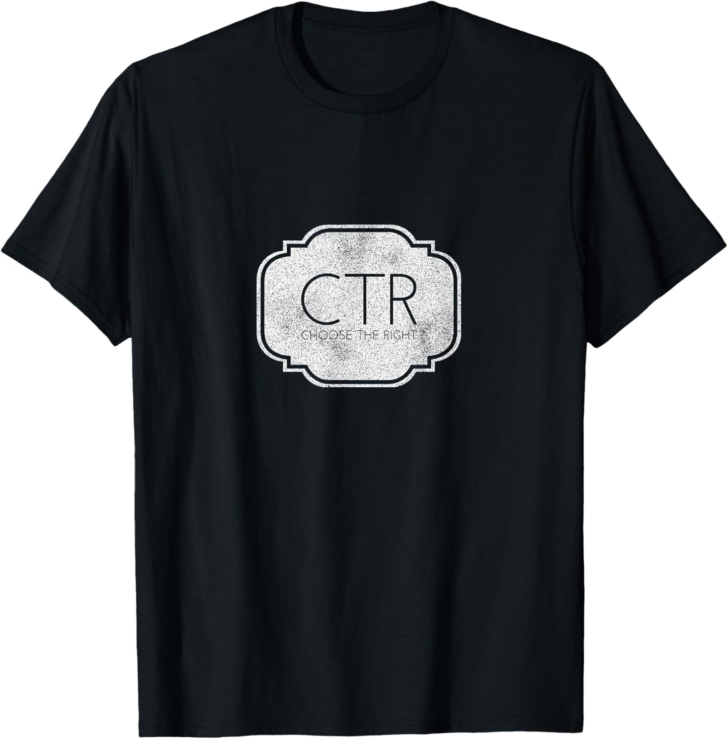 CTR Choose The Right LDS Jesus Christ of Latter-Day Saints T-Shirt - T-Shirt | Black