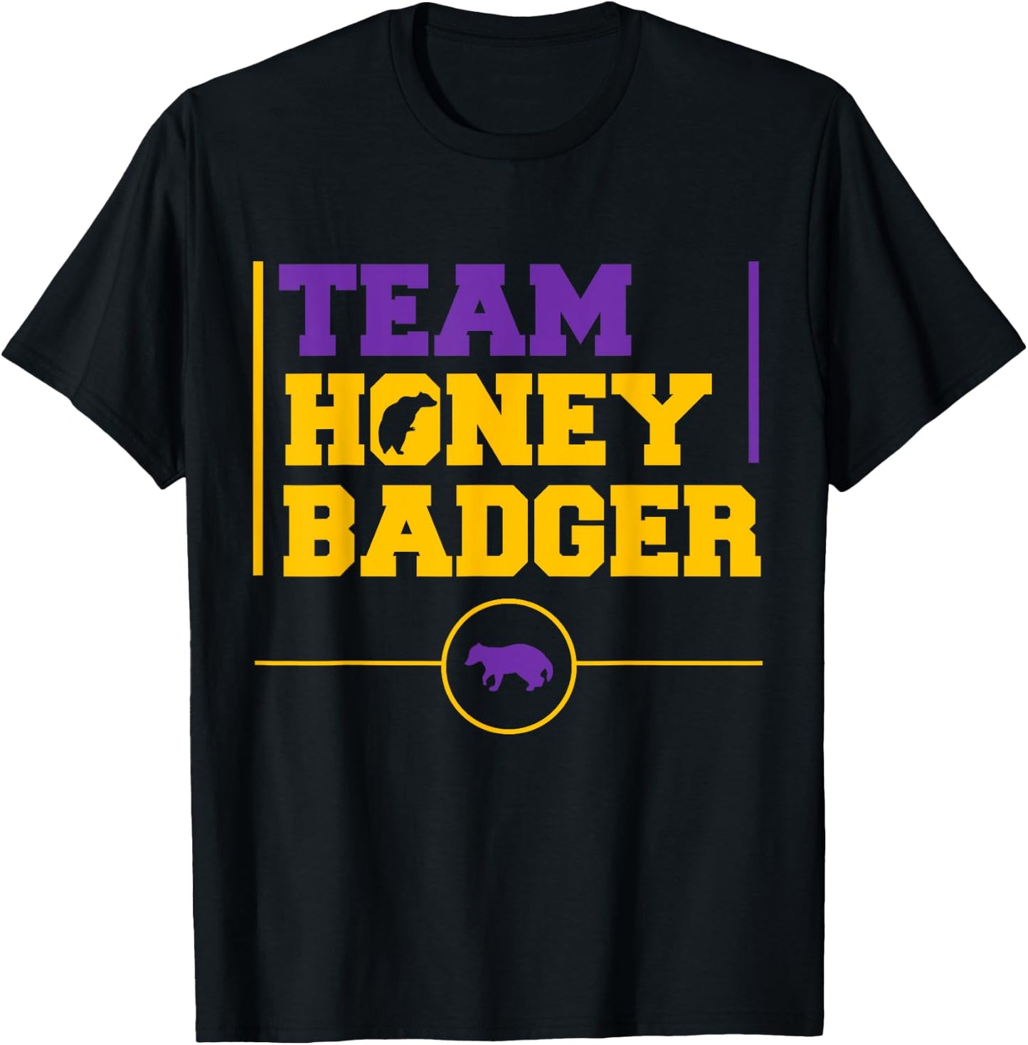 Team Honey Badger T-Shirt - T-Shirt | Black